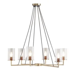 Trenton Cylinder Shade Chandelier Antique Brass - Ink+Ivy -Home Lighting GUEST 933a0859 ff5d 4e89 aecd e304881c1c17