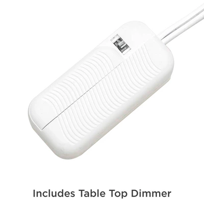 360 Lighting Camile Modern Table Lamps 25" High Set Of 2 Brushed Nickel With Table Top Dimmers USB Charging Port Off White Drum Shade For Office Desk 8 360 Lighting Camile Modern Table Lamps 25" High Set Of 2 Brushed Nickel With Table Top Dimmers USB Charging Port Off White Drum Shade For Office Desk - Image 6