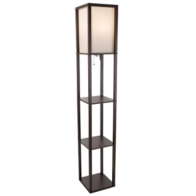Torchiere Floor Lamp Brown (Includes LED Light Bulb) - Lavish Home 8 Torchiere Floor Lamp Brown (Includes LED Light Bulb) - Lavish Home - Image 6