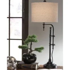 Anemoon Metal Table Lamp Black - Signature Design By Ashley