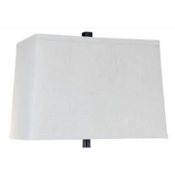 Liam Traditional Poly Resin And Metal Table Lamp With Shade Off White - StyleCraft