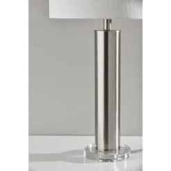 Ezra Table Lamp Silver - Adesso -Home Lighting GUEST a6facc4c 2434 414a 968e ff23806a06c4