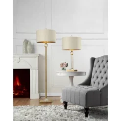 29.5" Traditional Metal Table Lamp With Crystal Accents Gold - Ore International -Home Lighting GUEST a8f17e42 43f1 4812 9459 a6506e25a1ae