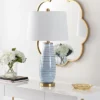 Eliana Glass Table Lamp - Blue - Safavieh -Home Lighting GUEST aa46ee47 070a 4265 bb75 1ae32ca5119a