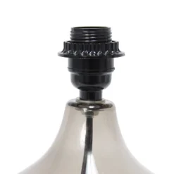 Glass Raindrop Table Lamp With Fabric Shade Smoke Gray - Simple Designs -Home Lighting GUEST ab248390 b6bb 4695 8a3a d8db54d8174b