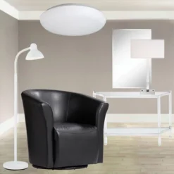 360 Lighting Modern Floor Lamp Adjustable Gooseneck Arm 56" Tall White Metal For Living Room Reading Bedroom Office -Home Lighting GUEST ab5ba71d 5a4c 447e aa91 65c0c07dac14