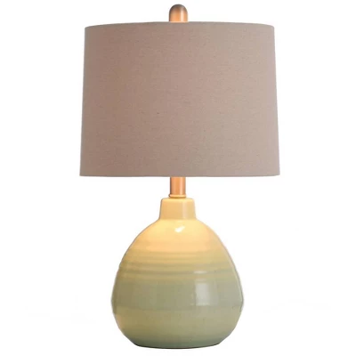 Ceramic Table Lamp Lime - StyleCraft 3 Ceramic Table Lamp Lime - StyleCraft