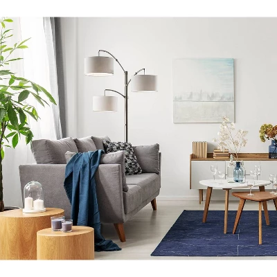 Cabo Arc Lamp Brushed Steel - Adesso 4 Cabo Arc Lamp Brushed Steel - Adesso - Image 2