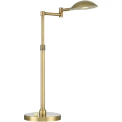 Possini Euro Design Possini Euro Warm Gold LED Swing Arm Desk Lamp -Home Lighting GUEST ac430d9f 5680 46a6 9b5f 112f787455cb