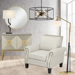 Possini Euro Design La Vista Black Chandelier 20 1/4" Wide Modern Sputnik 9-Light Fixture For Dining Room House Foyer Kitchen Island Entryway Bedroom -Home Lighting GUEST ae504455 26b8 4314 ade1 28553373b006