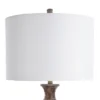 Logan Curved Table Lamp With Fabric Shade - White/Gold - StyleCraft -Home Lighting GUEST b501ea30 26c2 46e2 8a5b 7a39ff11fbd2