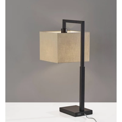 Richard Table Lamp Black - Adesso 5 Richard Table Lamp Black - Adesso - Image 3