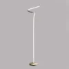 50.75" Modern Metal Spiral Floor Lamp (Includes LED Light Bulb) Silver - Ore International -Home Lighting GUEST be05c350 428e 4594 9db2 faf4ff39178c