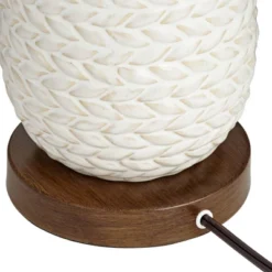 Possini Euro Design Kingston Modern Mid Century Table Lamp 32 3/4" Tall White Grooved Patterned Ceramic Taupe Drum Shade For Bedroom Living Room House 15 Possini Euro Design Kingston Modern Mid Century Table Lamp 32 3/4" Tall White Grooved Patterned Ceramic Taupe Drum Shade For Bedroom Living Room House -Home Lighting GUEST c12bed6b fcb9 4908 b096 45239dc2c14d