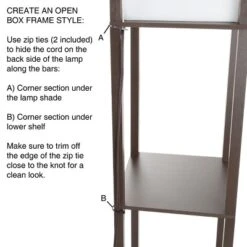 Torchiere Floor Lamp Brown (Includes LED Light Bulb) - Lavish Home 12 Torchiere Floor Lamp Brown (Includes LED Light Bulb) - Lavish Home -Home Lighting GUEST c4acb672 194f 4a31 a4d2 288db5cbd91c