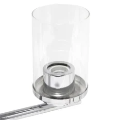 3-Light 15" Classic Contemporary Clear Glass/Metal Hanging Pendant Chandelier - Lalia Home -Home Lighting GUEST cbd707d4 e3dc 415d bec0 084f228bab46