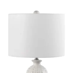 NuLOOM Flint Ceramic 30" Table Lamp Lighting - Cream 30" H X 15" W X 15"D -Home Lighting GUEST ced8e156 a508 46f7 b936 068a2db1e54f