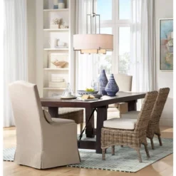 Possini Euro Design Concentric Brushed Nickel Pendant Chandelier 25" Wide Modern White Fabric Drum 4-Light For Dining Room House Foyer Kitchen Island -Home Lighting GUEST cfb34f1d ed44 4f0c ad92 63377917fa5e