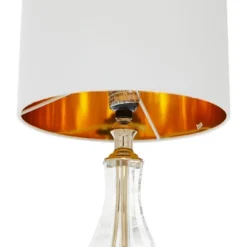 26" X 10" Glam Glass Table Lamp Gold - Olivia & May -Home Lighting GUEST d26d3a95 9369 451c 87b6 52b1741b0283