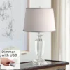 Vienna Full Spectrum Traditional Table Lamp With USB Charging Port 25" High Crystal Gray Shade Living Room Desk Bedroom House Bedside 1 Vienna Full Spectrum Traditional Table Lamp With USB Charging Port 25" High Crystal Gray Shade Living Room Desk Bedroom House Bedside -Home Lighting GUEST d46caf0a 95b6 4f6a b7e1 1419575d1085
