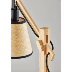 Walden Natural Wood Table Lamp Black - Adesso -Home Lighting GUEST d8d36527 398b 43f3 b2cd 7552ea1a22ca