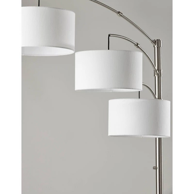 Cabo Arc Lamp Brushed Steel - Adesso 5 Cabo Arc Lamp Brushed Steel - Adesso - Image 3