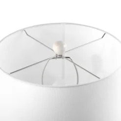 NuLOOM Flint Ceramic 30" Table Lamp Lighting - Cream 30" H X 15" W X 15"D -Home Lighting GUEST df63fc9e 43b2 4293 8a78 71febcfc1124