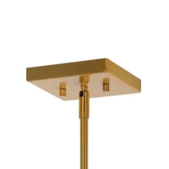 9.25" 1-Light Girard Farmhouse Industrial Iron LED Pendant Black/Brass Gold - JONATHAN Y -Home Lighting GUEST e1f1273a ce32 4e68 9cb3 c352a34892f0