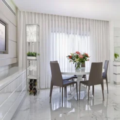 Etagere Organizer Storage Shelf Floor Lamp With Linen Shade Gray - Simple Designs -Home Lighting GUEST e73b10ec 7fd6 4cda b0a0 6eaa5088fc3c