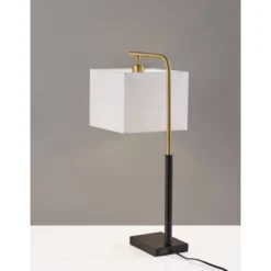 Flora Antique Brass Table Lamp Black - Adesso -Home Lighting GUEST e88d5f7a 91c9 440a b540 5365cdbd9a65