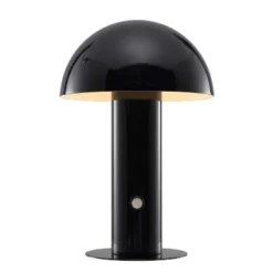 10.75" Boletus Contemporary Bohemian Rechargeable/Cordless Iron LED Mushroom Table Lamp - JONATHAN Y -Home Lighting GUEST ebcd19d6 38ec 45d0 beff 8f7397c952e4