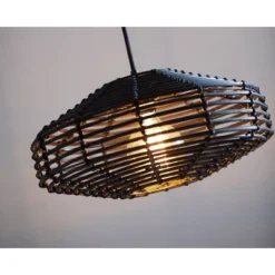 7" Kingston Pendant Ceiling Light Black - Adesso -Home Lighting GUEST ef11e4cb 07db 46cd b1ff 25f4e00e208d