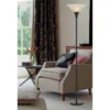 70" 3-way Metal Torchiere Floor Lamp With Glass Shade Dark Bronze - Cal Lighting