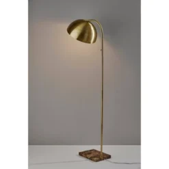 Paxton Floor Lamp Antique Brass - Adesso -Home Lighting GUEST f29e626e 69c8 4d8a bf8f 4a81b57ef820