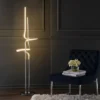 64" Metal Minimalist Dimmable Floor Lamp (Includes LED Light Bulb) - JONATHAN Y -Home Lighting GUEST f4aaa1d5 ae4c 4b78 b216 60f402e0174b