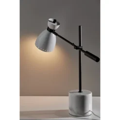 Sadie Desk Lamp White - Adesso -Home Lighting GUEST f8cf0f70 b1f2 463f a3c3 48cf7cf3a504