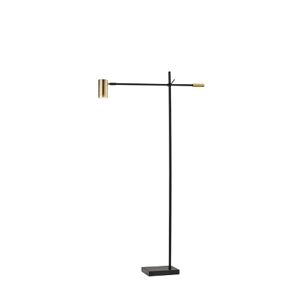 58" X 63" Collette Floor Lamp (Includes LED Light Bulb) Black - Adesso 5 58" X 63" Collette Floor Lamp (Includes LED Light Bulb) Black - Adesso - Image 3