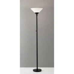 Aries Floor Lamp Black - Adesso